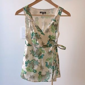 Floral wrap top from Emily and Finn XS